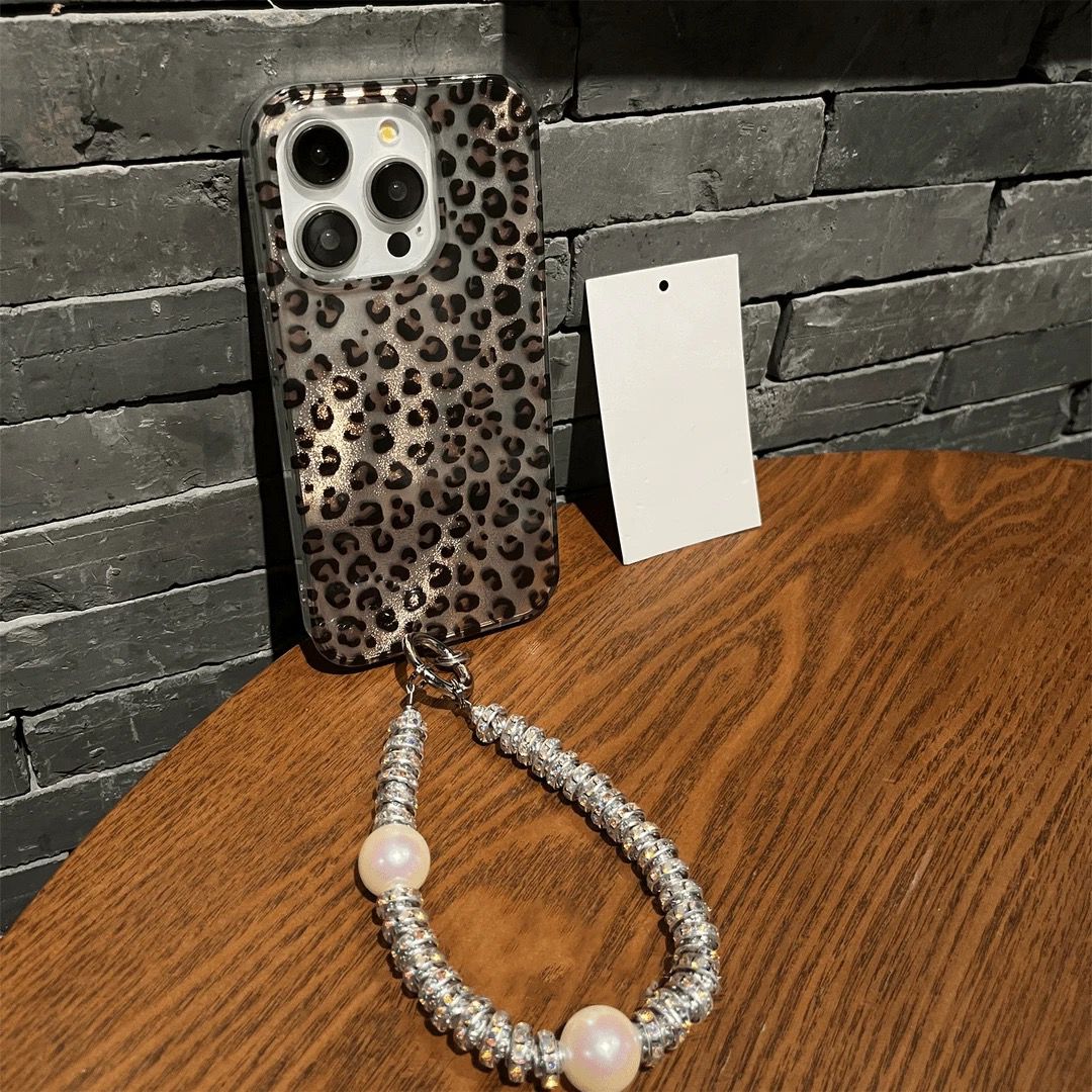 Leopard with charm case