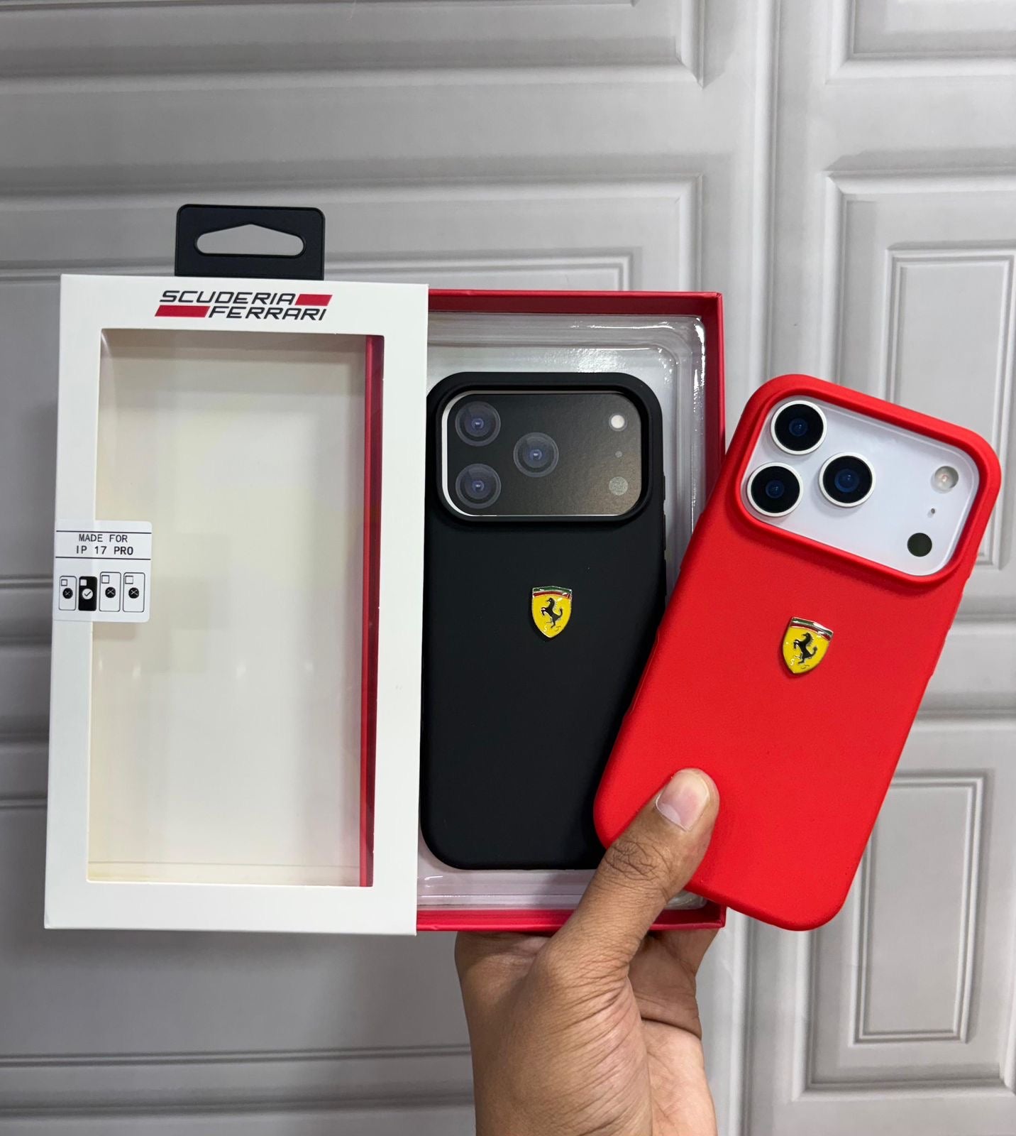 CG FERRARI RED SILICONE CASE