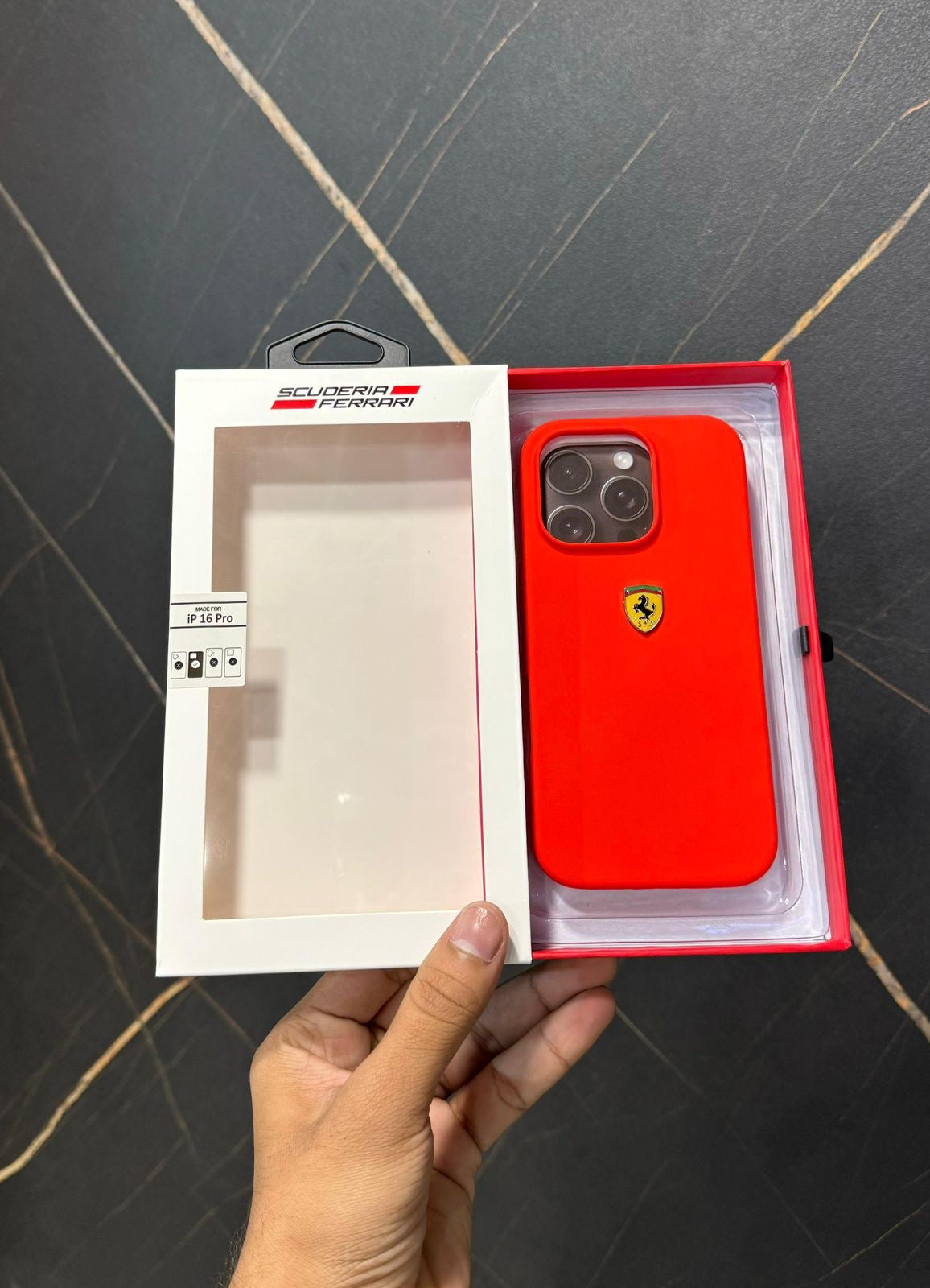 CG FERRARI RED SILICONE CASE