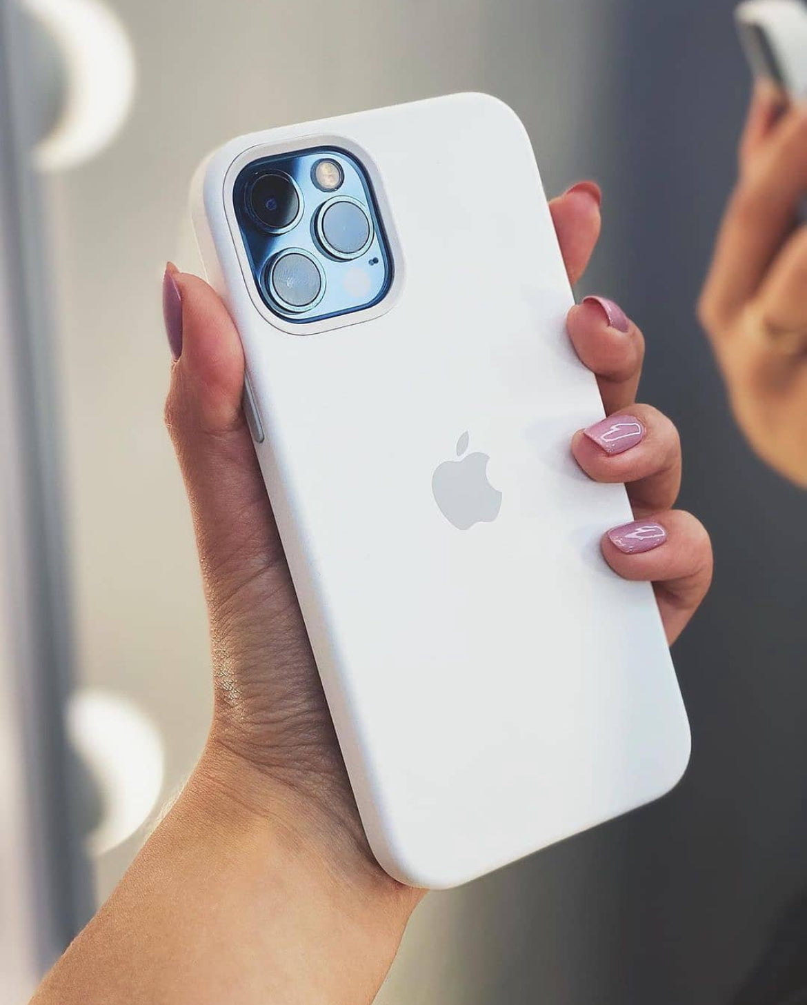 White Silicone case