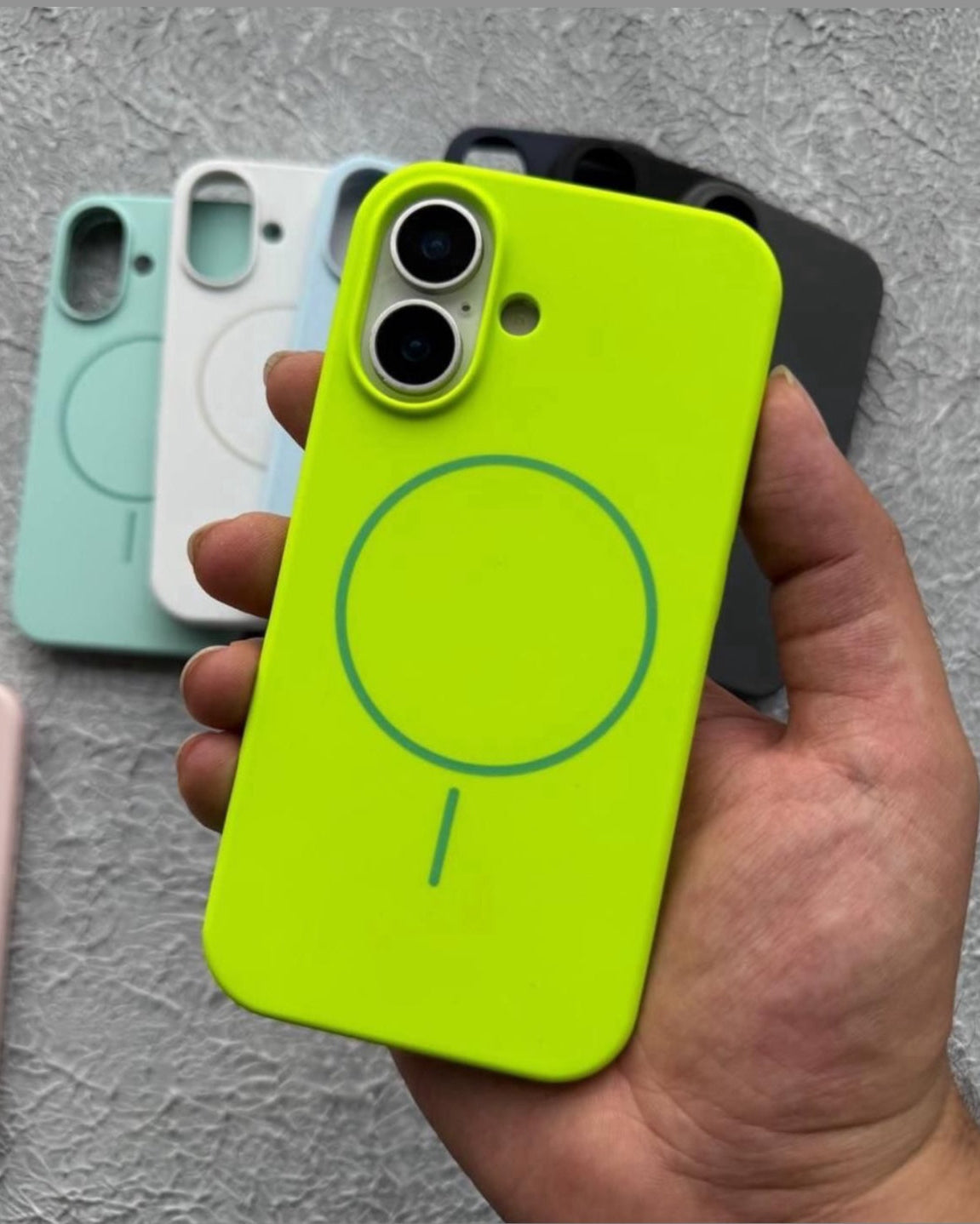 MagSafe silicone case