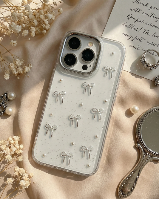 Elegant Bow Pearl Case