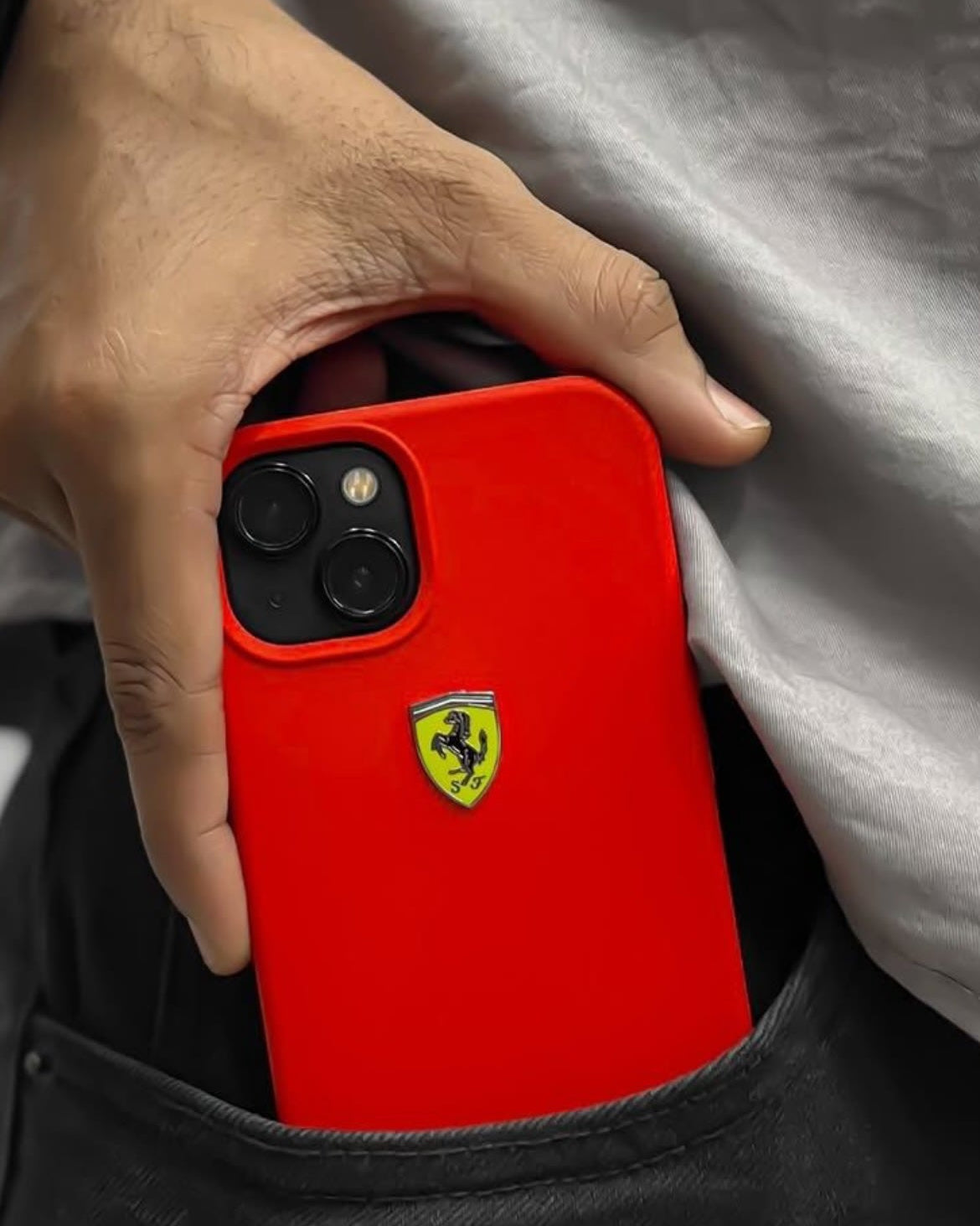 CG FERRARI RED SILICONE CASE