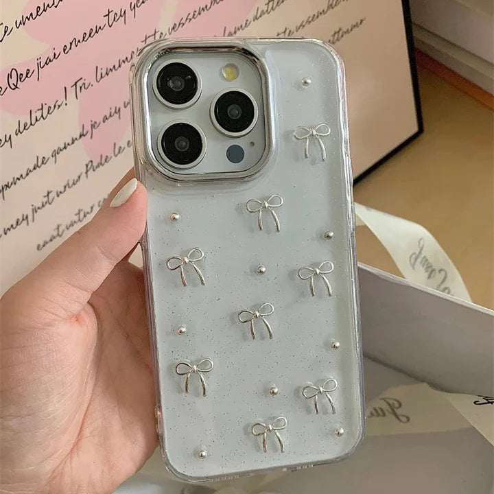 Elegant Bow Pearl Case