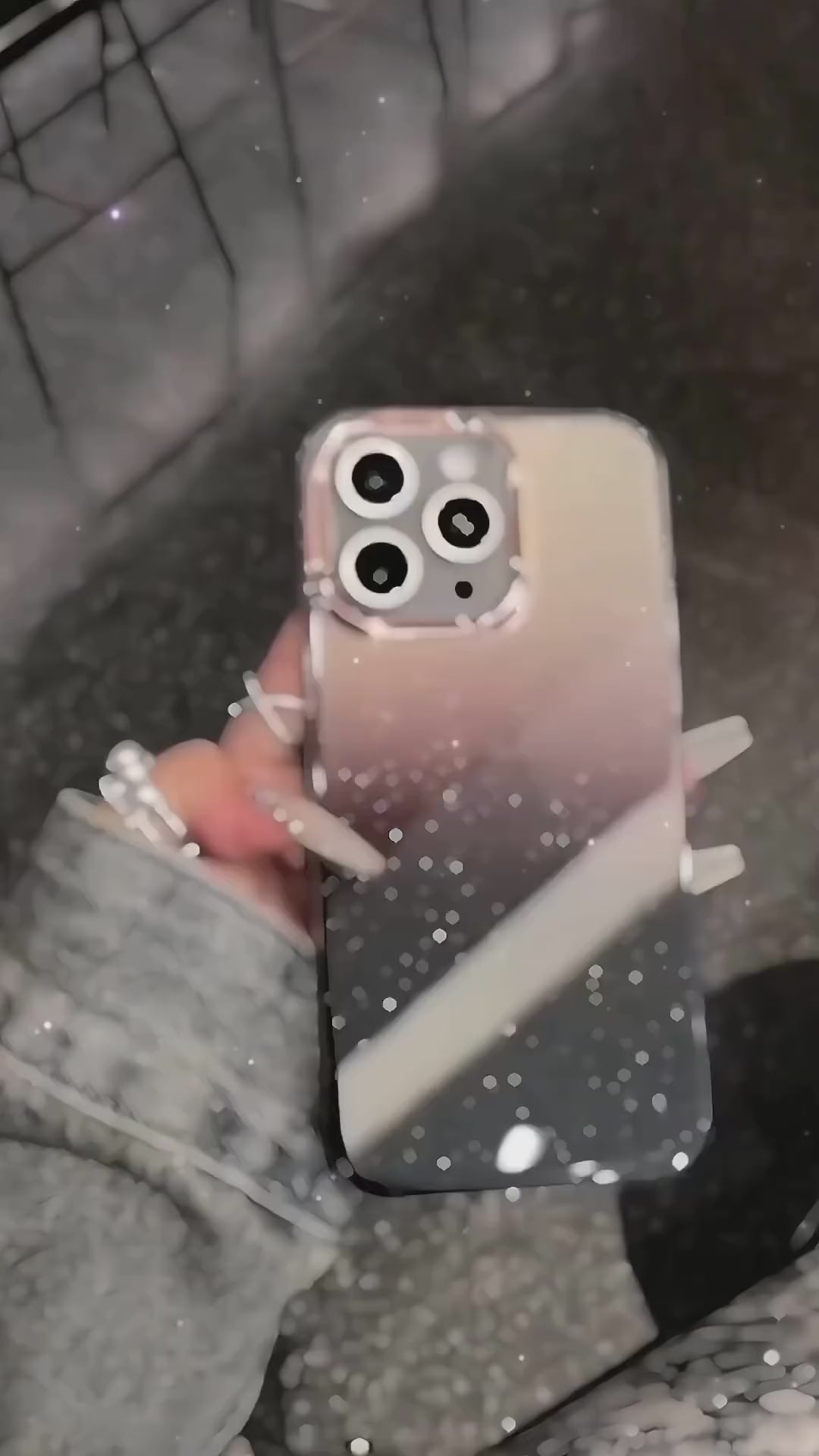 Dual shimmer case